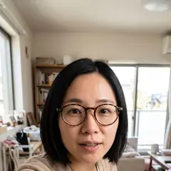 Mei, an AI presenter