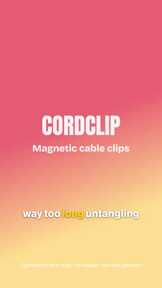An exported frame under TikTok's interface with the caption 74% down, below the dashed safe zone and close to the handle and post caption