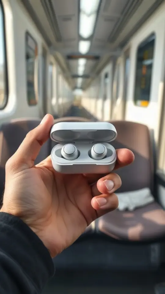 An earbuds video shown full screen as a TikTok TopView ad when the app opens
